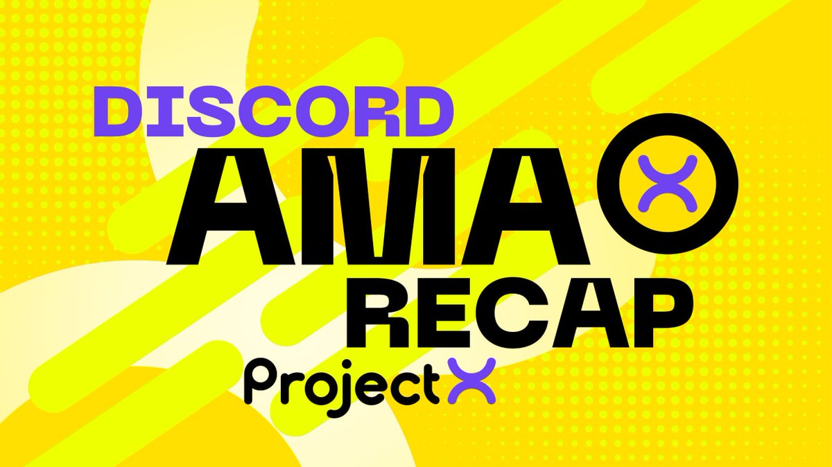 ProjectX_NFT's tweet photo. Recently we held an AMA with our community on Discord and shared some updates. 

Find out what we are up to! 

🟣Read ProjectX Discord AMA Recap:
https://t.co/MVhNzxJHVF

#DigitalAsset #NFTs #artwork #NFTCommunity #ETFs https://t.co/mWi7lv33sH