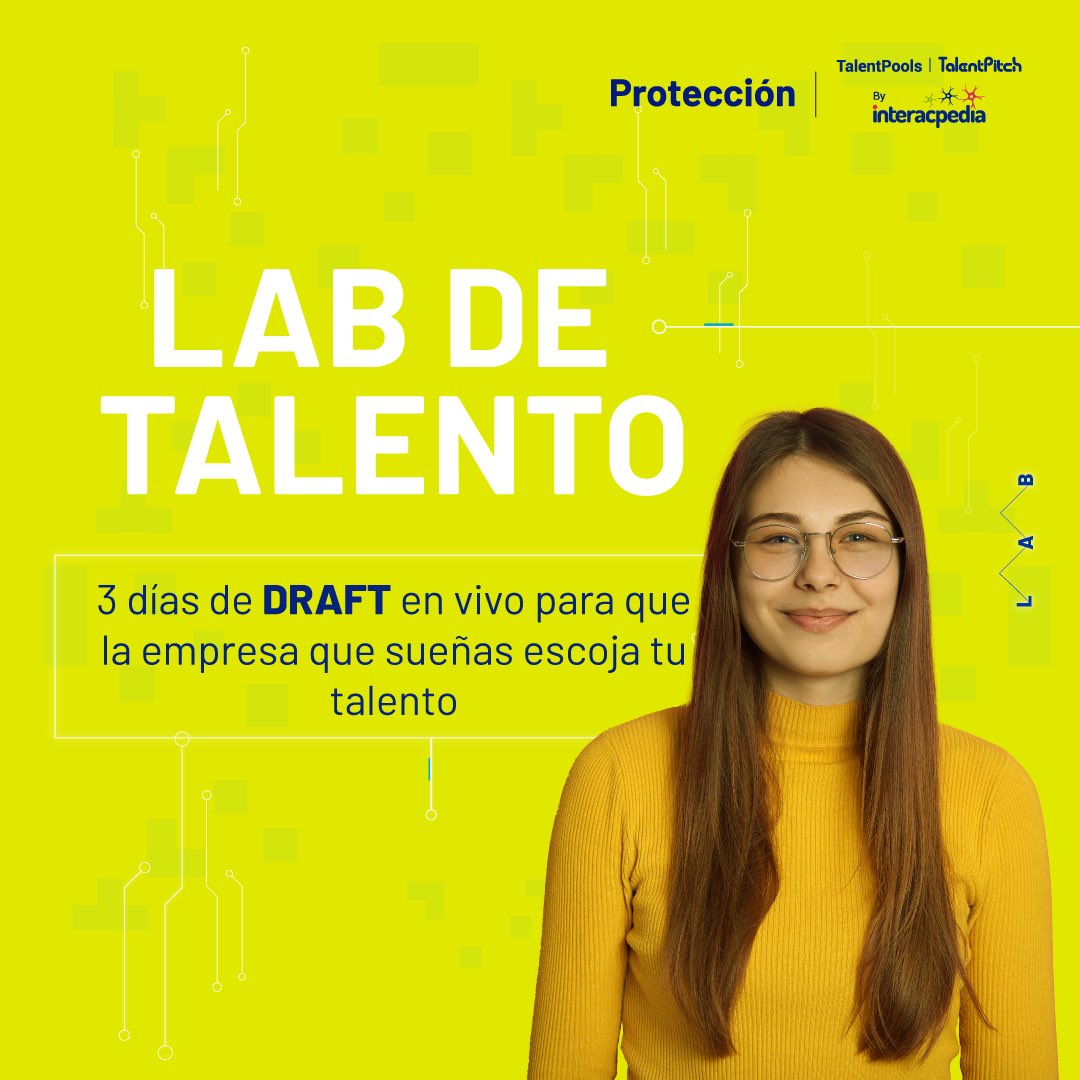 talentpitch_'s tweet photo. ¿Sabías que existe un evento que conecta empresas con talentos? ¡Siii, así es! Es #LabDeTalento 🧪💪🏼 y será una experiencia 100% virtual los próximos 26, 27 y 28 de Julio…😎
🔗 Inscripciones: https://t.co/lZXR7l1piI https://t.co/8XQv6q1ReM