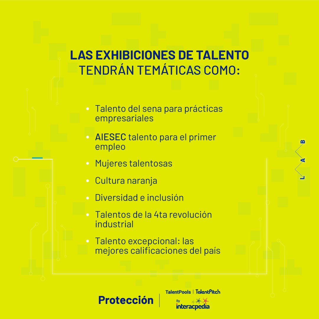 talentpitch_'s tweet photo. ¿Sabías que existe un evento que conecta empresas con talentos? ¡Siii, así es! Es #LabDeTalento 🧪💪🏼 y será una experiencia 100% virtual los próximos 26, 27 y 28 de Julio…😎
🔗 Inscripciones: https://t.co/lZXR7l1piI https://t.co/8XQv6q1ReM