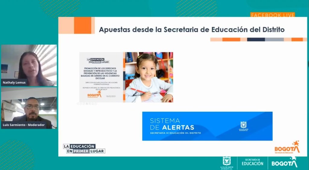 Educacionbogota's tweet photo. #MeConectoSeguro
Debemos hablar de estos temas de forma abierta.
Nuestra apuesta es la sensibilización y prevención de riesgos digitales.✅
🏫Las IED cuentan con los recursos para saber qué hacer y tener un acompañamiento en estos casos.
👉🏻https://t.co/Rod7JlTlqe https://t.co/B1OnINXA76