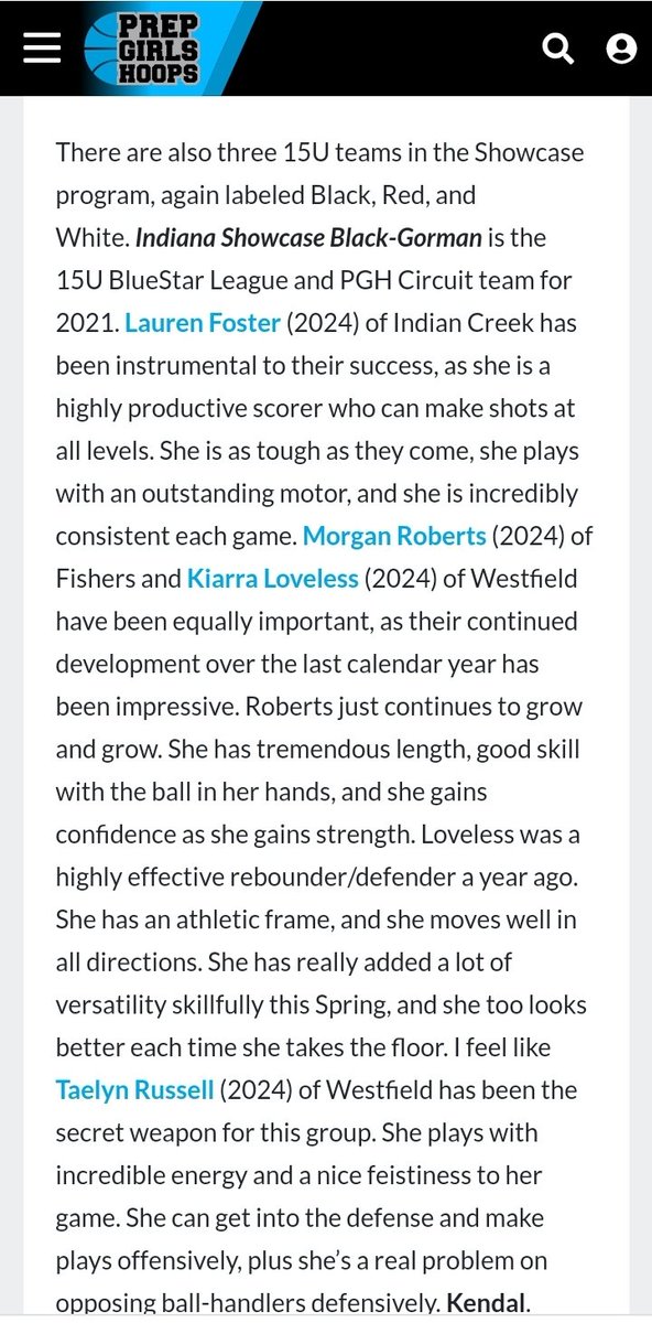 joshloveless8's tweet photo. So thankful for the outlets that continue to support girls basketball.  Thank you @PGHIndiana for your insight and coverage all spring and summer.  Finish strong @2024_black !!! https://t.co/PkqZBWK7Cx