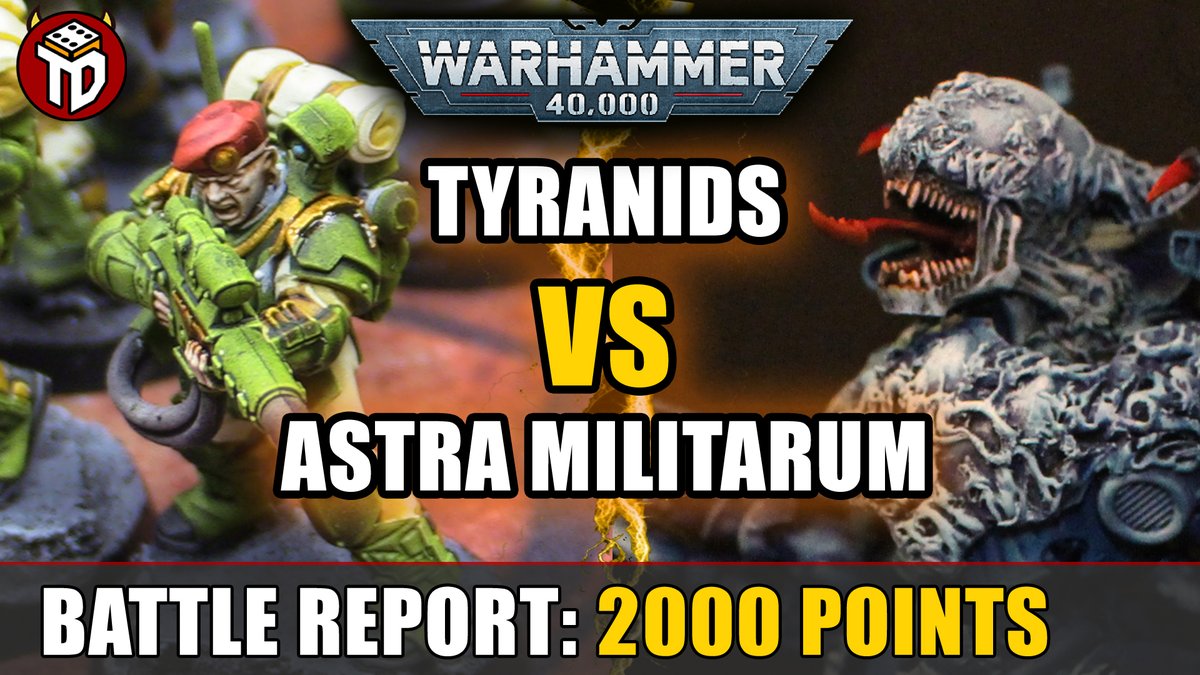 TableTop_Devils's tweet image. Hello everyone. The #Tyranids are back! They are trying to devour yet another imperial world. The heroic #imperialguard have shown up to defend the population. But! The Tyranids have brought something unusual.... 
#warhammer40k #astramilitarum #40k
youtu.be/lPGLHf739gs