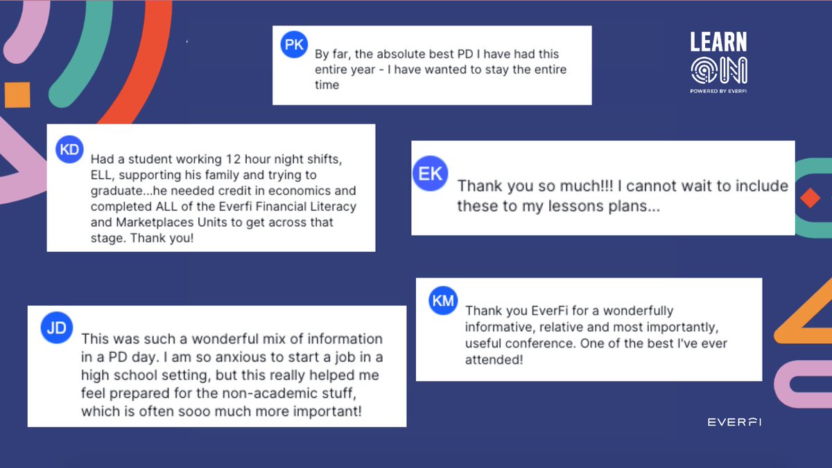 EVERFIK12's tweet image. We&apos;re still feeling the excitement from #LearnON2021! 🎉 

Thank you to the incredible presenters for their expertise and to the thousands of educators joining us, we are in awe of all that you do -- THANK YOU for your inspiration to us all! 

#EVERFIEmpowers #EduChat #EduTwitter