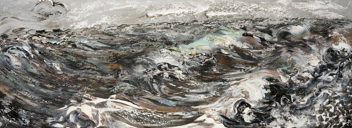 Maggi Hambling, Gull and Waves.  #sea #ocean