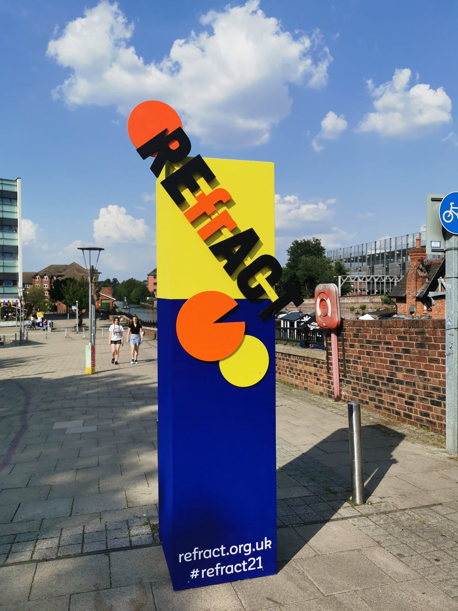 How amazing do these <a href="/decordiaevents/">Decordia Events</a> #refract21 totems look? Especially in this glorious sunshine 😃