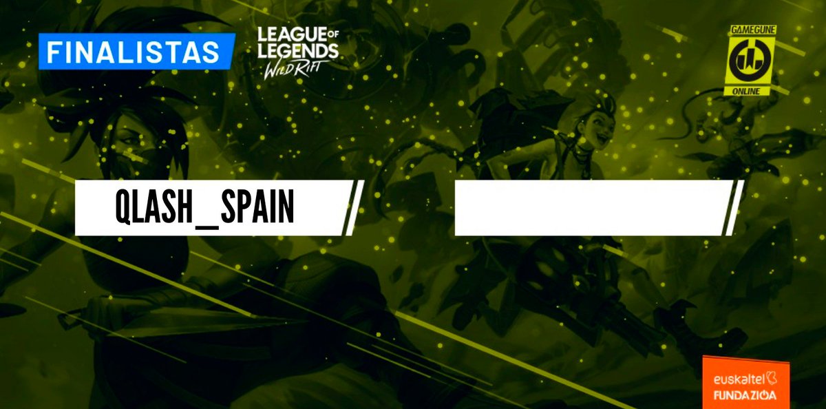 🔥 ¡Ya conocemos el nombre del primer finalista de <a href="/wildriftES/">League of Legends: Wild Rift</a>!

<a href="/QLASH_Spain/">QLASH España 🐉</a> se ha impuesto a @CreamRealBetis en la primera semi y luchará por el premio. 

En breve, <a href="/eMonkeyzClub/">eMonkeyz 🍌</a> y <a href="/HiuHiuTeam/">Hiu Hiu Team</a> se jugarán el pase a la final. 

📺 twitch.tv/gamegune

¡No os lo perdais! 🔥