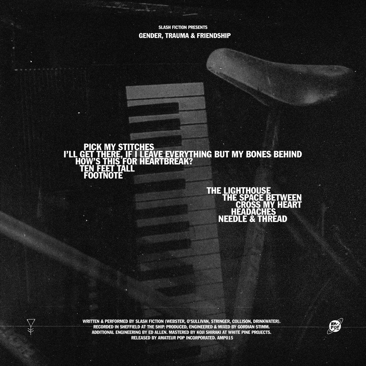 Gender, Trauma &amp; Friendship - our debut album is out 30th July!
pre-order/save here smarturl.it/amp015