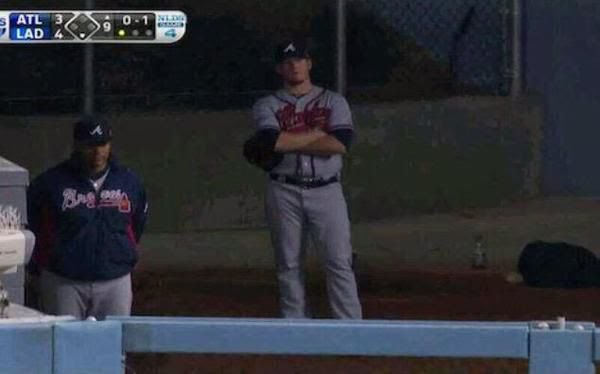 presidual's tweet photo. @DustinNosler Craig Kimbrel waiting for the Dodgers to trade for him. 😂 https://t.co/Y2Ipav9wb4