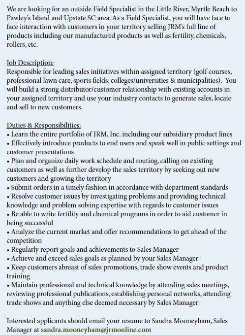 JRM Inc. - INNOVATIVE TURF TECHNOLOGY tweet media