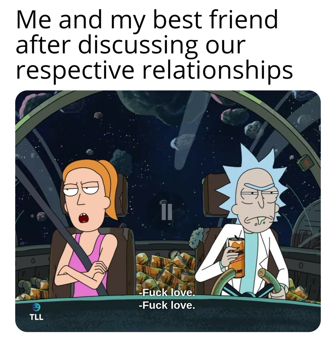 TheLaughingLadd's tweet photo. It do be like that

#memes #rick #morty #rickandmorty #rickandmortymemes #rickandmortyedit #rickandmortyquotes #summer #quotes #tvshow #tvshowquotes #sarcasm #love #lovers #bestfriends #bff #haha https://t.co/p7PXJumGVO