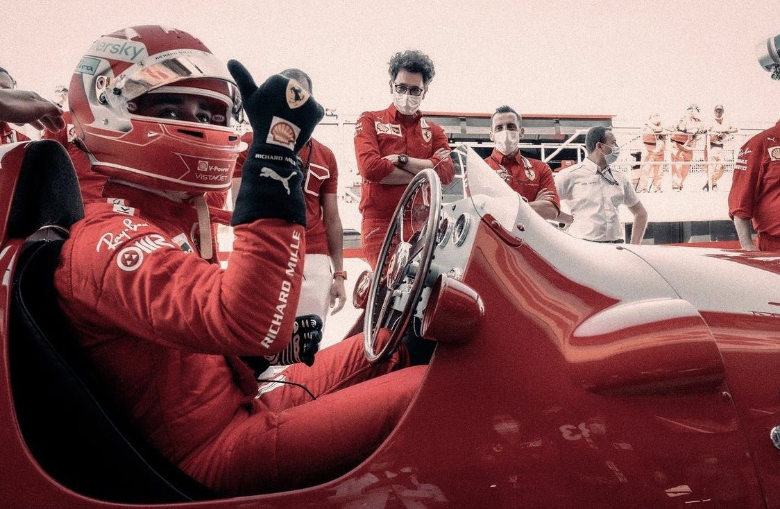 CLeclercArmy's tweet photo. Charles via Instagram:
Rolling back the years #375F1 https://t.co/kBajNbEGhz