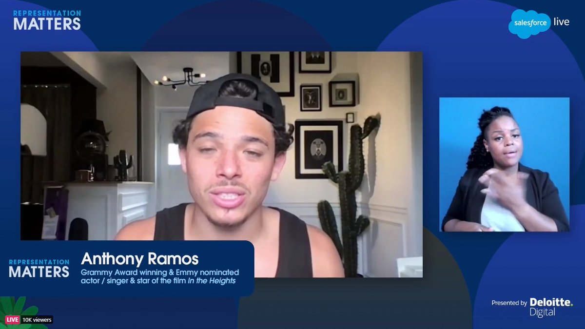 Are you tuned in to @Salesforce Annual Racial Equality Summit? #RepMatters2021 #EqualityforAll

@ARamosofficial in the house, ladies and gentleman. #GrammyAwardWinner

@Salesforce @SalesforceEQ @tony_prophet @kavindrapatel @gabbalishus @akhilesh2s