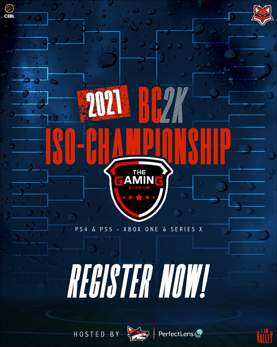 It’s back and bigger than ever. 🏀🎮

Register now for the 2021 BC 2K ISO-CHAMPIONSHIP presented by <a href="/GamingStadiumCS/">The Gaming Stadium</a>! Open to all players (PS4, PS5, Xbox One, Series X) with cash prizes!

Registration closes July 28 at midnight:
forms.gle/Pr4k36euHEqNpf…

#IAmValley x #OurGame