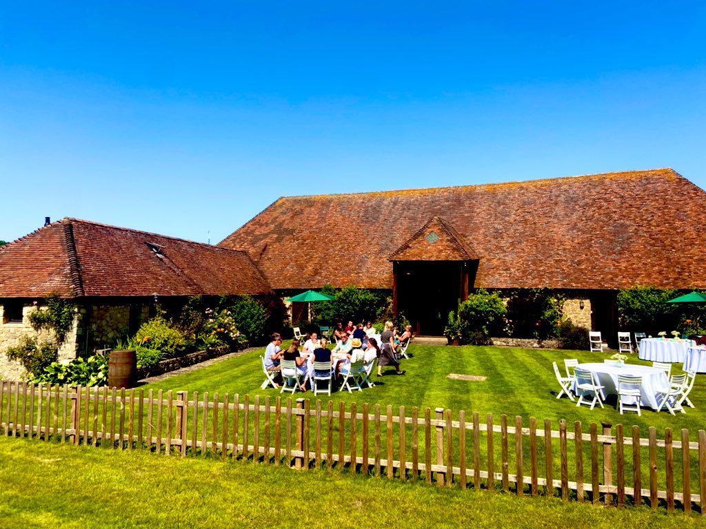 AllingtonCstle's tweet photo. Perfect afternoon for a corporate get together in our barn with @theCOOKkitchen #barnevents #eventprofs #corporateevents #teambuilding @invictachefs great services and food as usual! https://t.co/mOCmqzX5ST