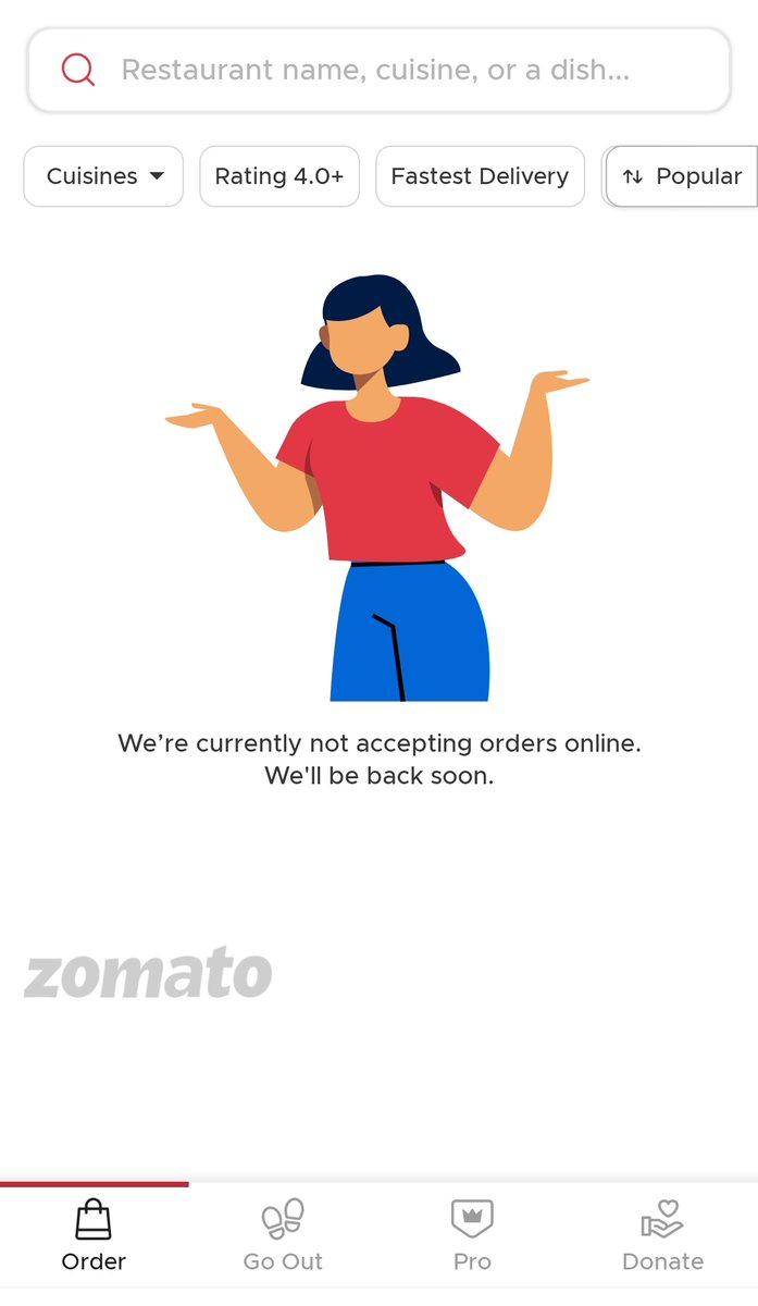 pratikmodi2's tweet photo. #Zomato App Down day before Listing.

Result ka pressure sabko hota hai 😂😂  #ZomatoIPO https://t.co/hgsSJsQsiw