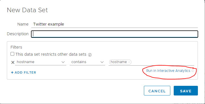 JayDias7's tweet photo. Shout out to @vmloginsight for this handy dandy feature that has saved me a LOT of time this morning while making new "Data Sets"! I'm such a big fan of "test first" features.
#LogInsight #Logging #vRealize #vrli https://t.co/UvEYNiMUGi