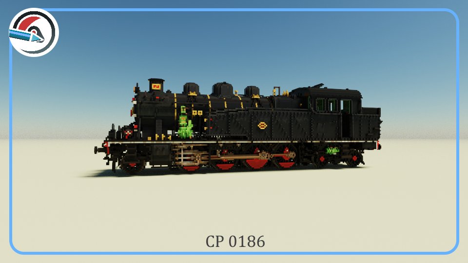 Joaodafonseca Finally Done My First Steam Engine Made In Magicavoxel Here She Is The Cp 0186 Our Running Heritage Train What Do You Think D 3dmodel Render Locomotive Locomotiva Comboios