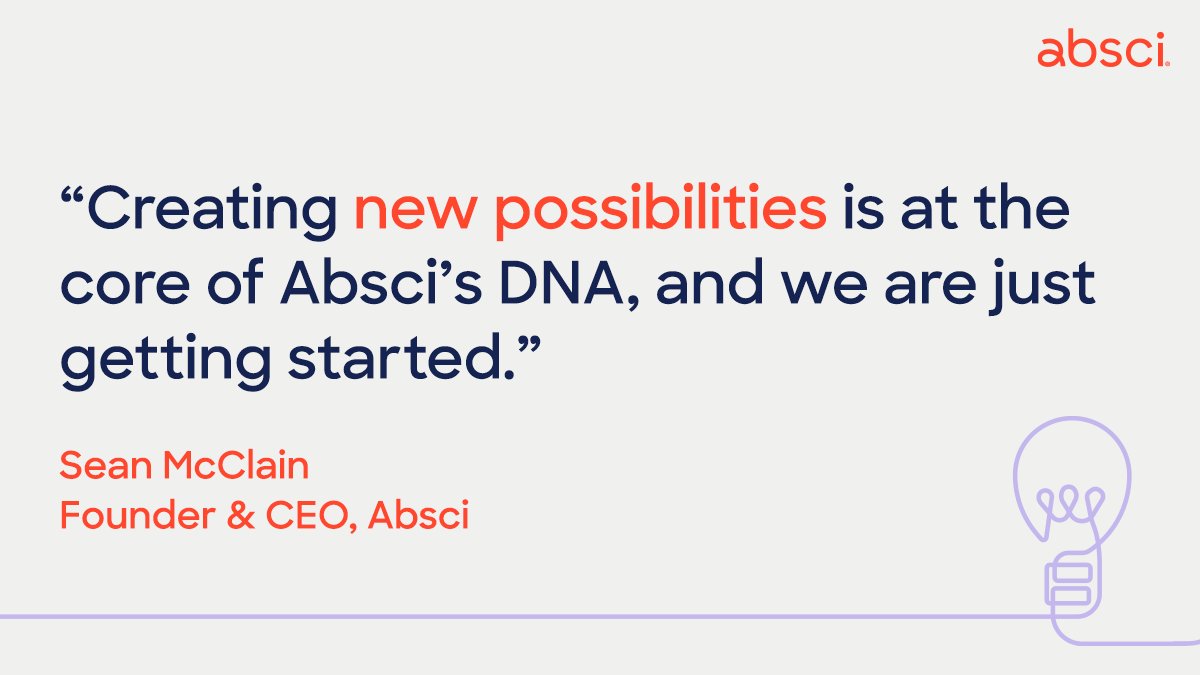 We’re thrilled to celebrate our #IPO by ringing the <a href="/Nasdaq/">Nasdaq</a> closing bell this afternoon!

Going public is a major step for us in advancing our mission of changing the world, one protein at a time. #absci $ABSI
