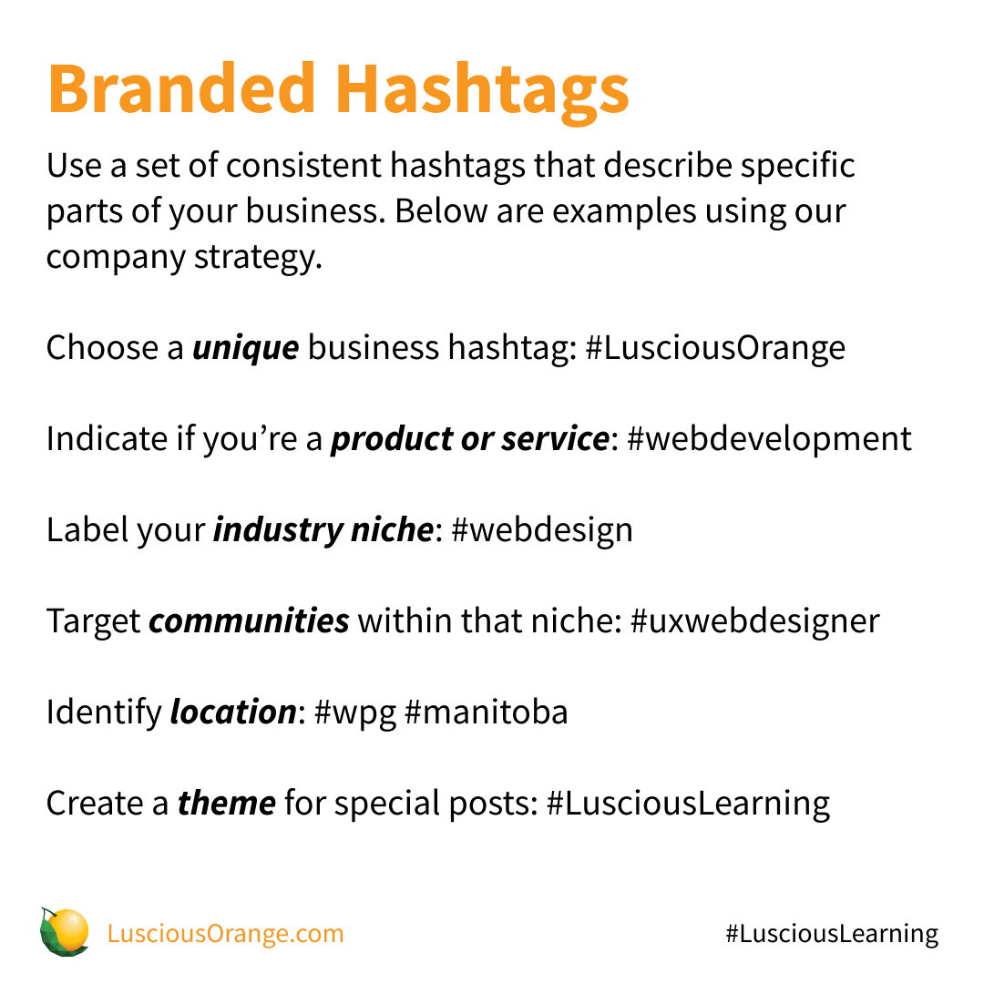 Luscious_Orange's tweet photo. Learn how to optimize your hashtags!
#lusciousorange #webdevelopment #uxwebdesigner #localbusiness #webdesign #contentstrategy #contentcreation #graphicdesign #ondemand #digitalmarketing #wpg #winnipeg #wpgbusiness #hashtag #LusciousLearning #brandbuilding #marketingstrategy https://t.co/pR7wwB3Bhi