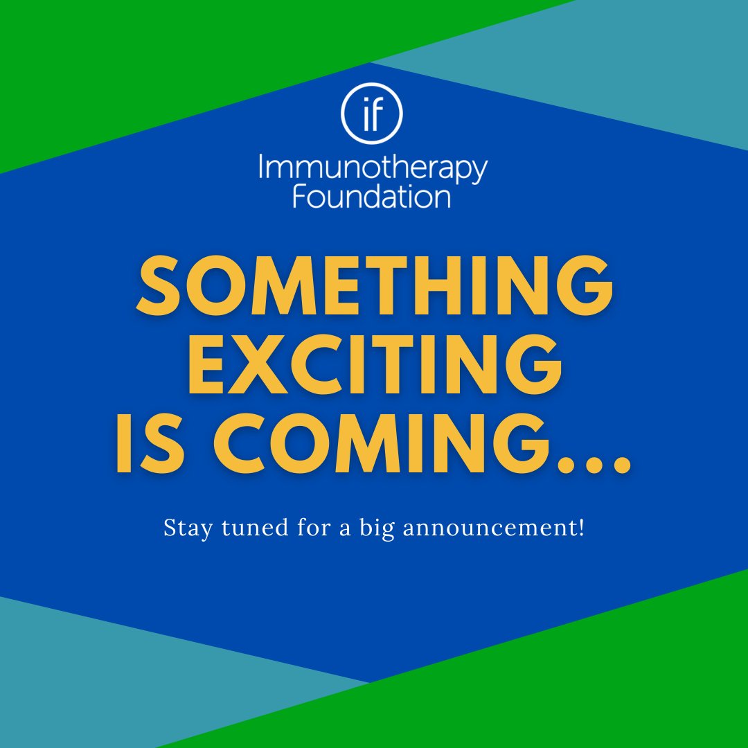 ImmunotherapyFd's tweet photo. Pardon the dust, but we’re back! 🎉🎉The IF has team has been busy working behind the scenes on some exciting things and we can’t wait to share them with you! Stay tuned!! 😄 https://t.co/4VvC3r4FUC