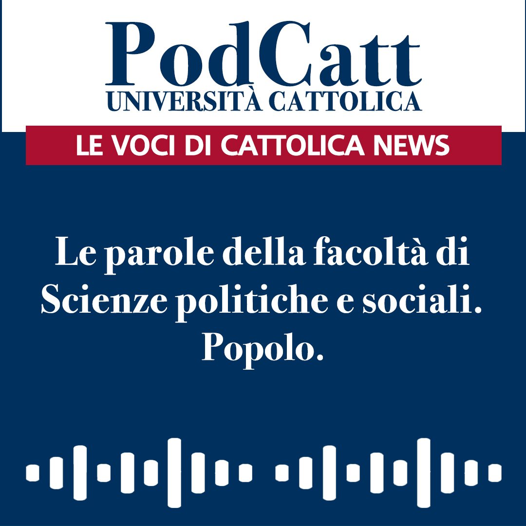 #Unicatt100 La Facoltà di Scienze politiche e sociali e la visione del mondo nell'anno del Centenario <a href="/Unicatt/">Università Cattolica</a>. Dopo #potere e #politiche la terza e ultima parola è #POPOLO. Ascolta il podcast con la prof.ssa <a href="/emanuelamora/">emanuela mora</a> 🎙️secondotempo.cattolicanews.it/podcasts-le-pa…