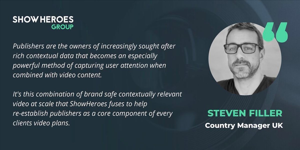 Steven Filler, Country Manager UK at <a href="/showheroesgroup/">ShowHeroes Group</a> explores the powerful combination of #content and #context in his recent opinion piece for the <a href="/TheDrumNetwork/">The Drum Network</a>. buff.ly/3eJFX6m #contextualtargeting #videoadvertising