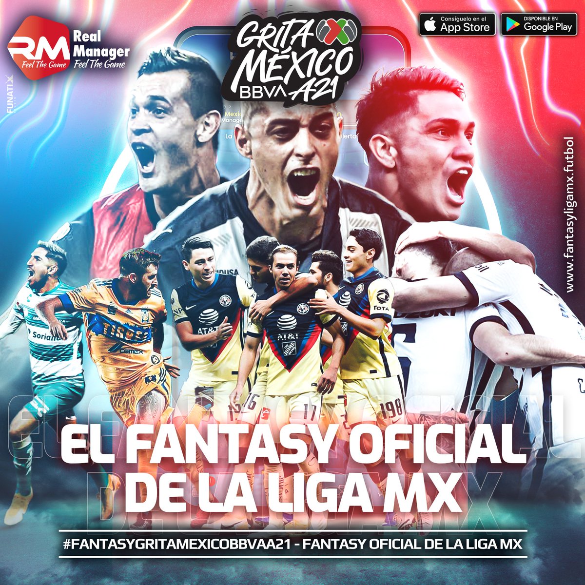 FunatixClub's tweet image. Liga MX season kick off tomorrow. Good luck to our #realmanager Mexico team 💫💫💫