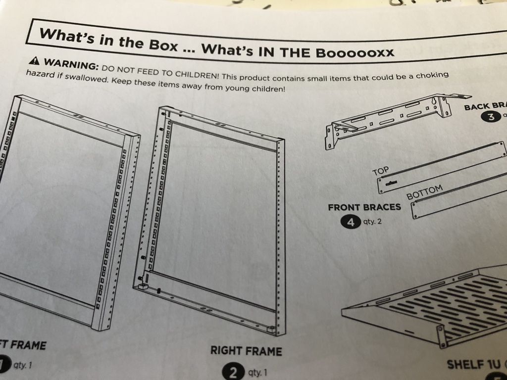walterg2's tweet photo. Bought a new wall-mountable rack for my networking equipment And while going through the instructions, saw this section header. Thanks @EchoGear! This makes me happy. #MovieQuotes https://t.co/nhvunPMzCg