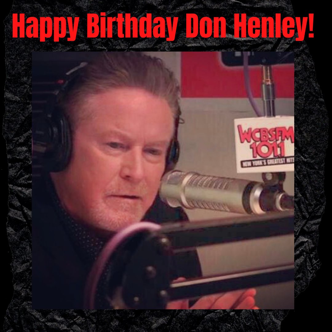 Happy birthday to the great Don Henley   what s your favorite song by Don solo/The Eagles? 