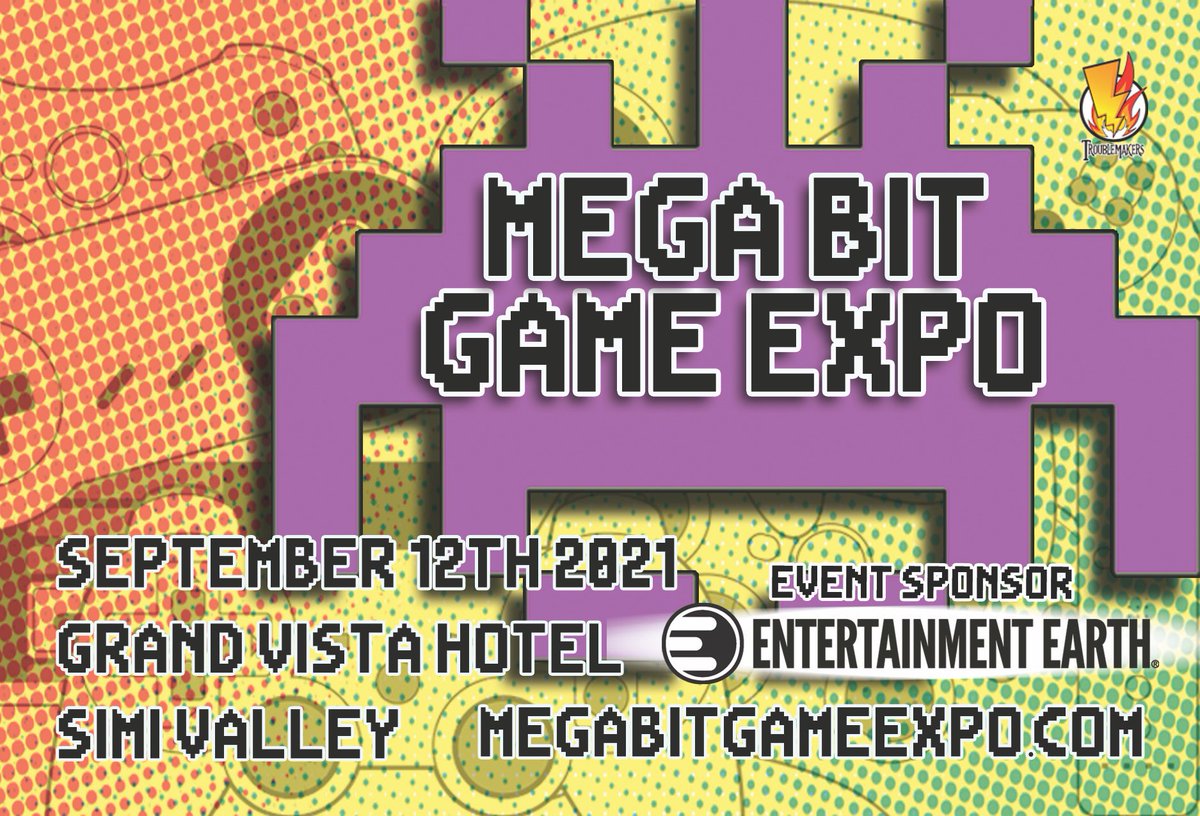 MegabitGameExpo's tweet photo. Mark your calendars! Megabit Game Expo is on its way! We are Simi Valley’s premier new and retro video game event on Sunday September 12th 2021 at the Grand Vista Hotel in #SimiValley, CA! https://t.co/Vx6OqViqgs