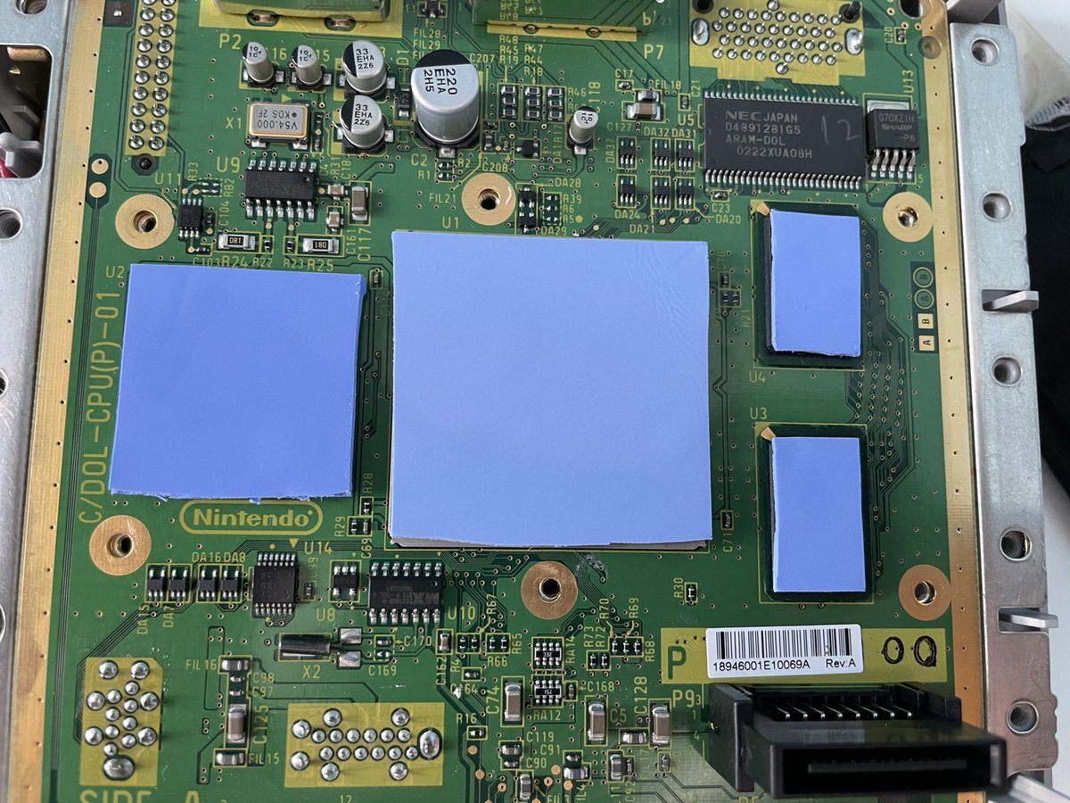 retro_rok's tweet photo. Made some #ThermalChange today with my #GameCube, where I changed it’s #ThermalPads! 🙂

#Nintendo #Gamecube #CoolCpu #HladnoPivo https://t.co/zFdW76TpDt