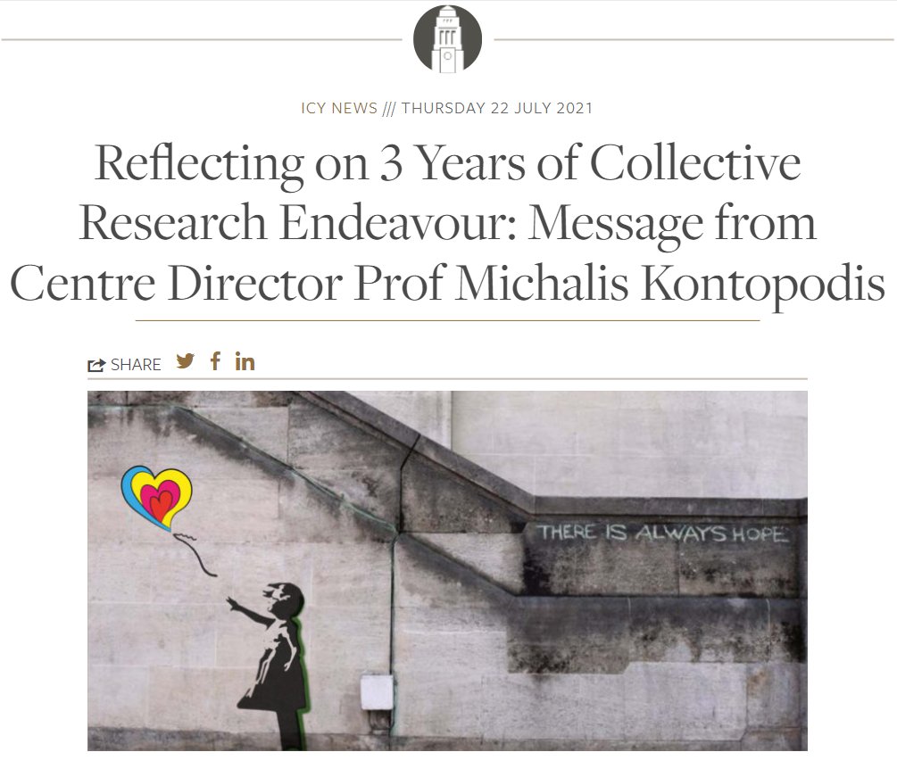 icyleeds's tweet photo. Reflecting on 3 Years of Collective Research Endeavour in #Inclusion & #Education
Message from Centre Director Prof Michalis Kontopodis @m_kontopodis @Education_Leeds @UoLSSI
#LINKS #EDU4FUTURE #CrossCentre #Collaboration #hope #summerbreak –to read here: https://t.co/Tli5INhJ5x https://t.co/Y56MFVBcf3