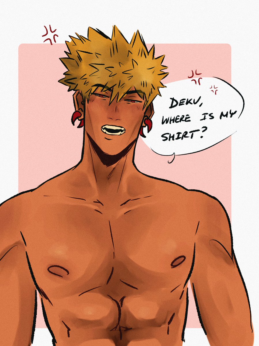 arts_holy's tweet photo. Idk what you’re talking about Kacchan 🧐
#bkdk #katsudeku #bakudeku #bnha https://t.co/mx57emLBif