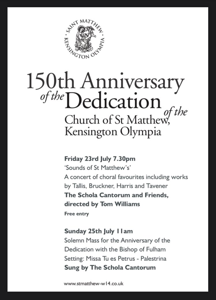tomwilliams_w14's tweet photo. Great to be back last night rehearsing with old friends ahead of this weekend’s celebrations of St Matthew’s 150th Anniversary. #SMKO150 

@rmbastable @bishopoffulham https://t.co/y1dNqdOE1B