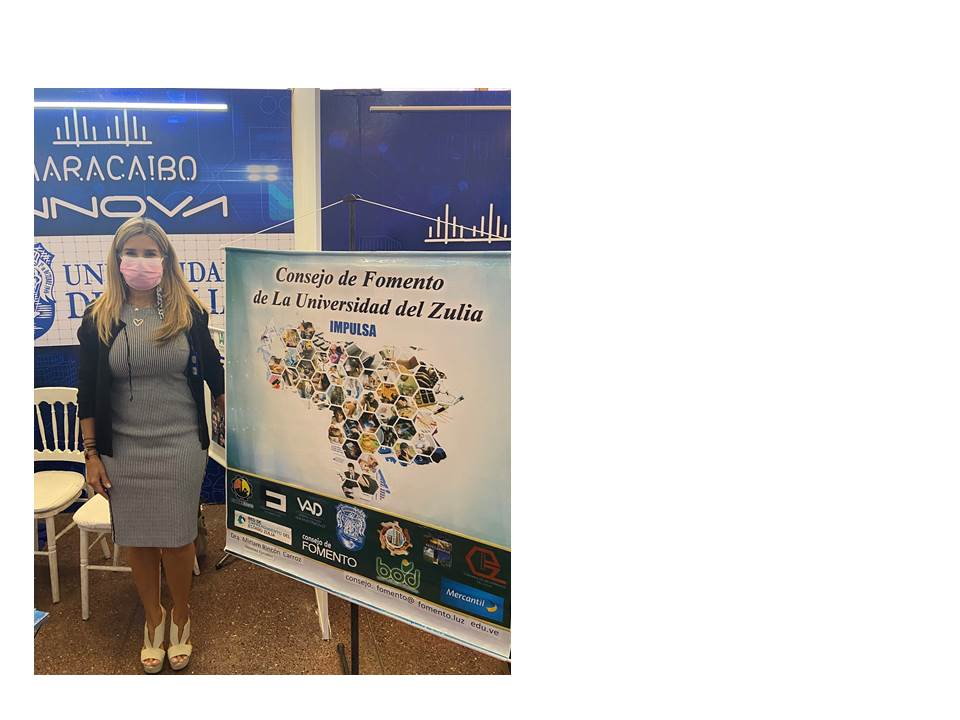 FomentoLUZ's tweet photo. Consejo de Fomento, Miriam Rincón Carróz, junto al Vicerrectorado Administrativo de LUZ (VAD), presentes en Innova Maracaibo 2021. https://t.co/iKyLhFHpZO