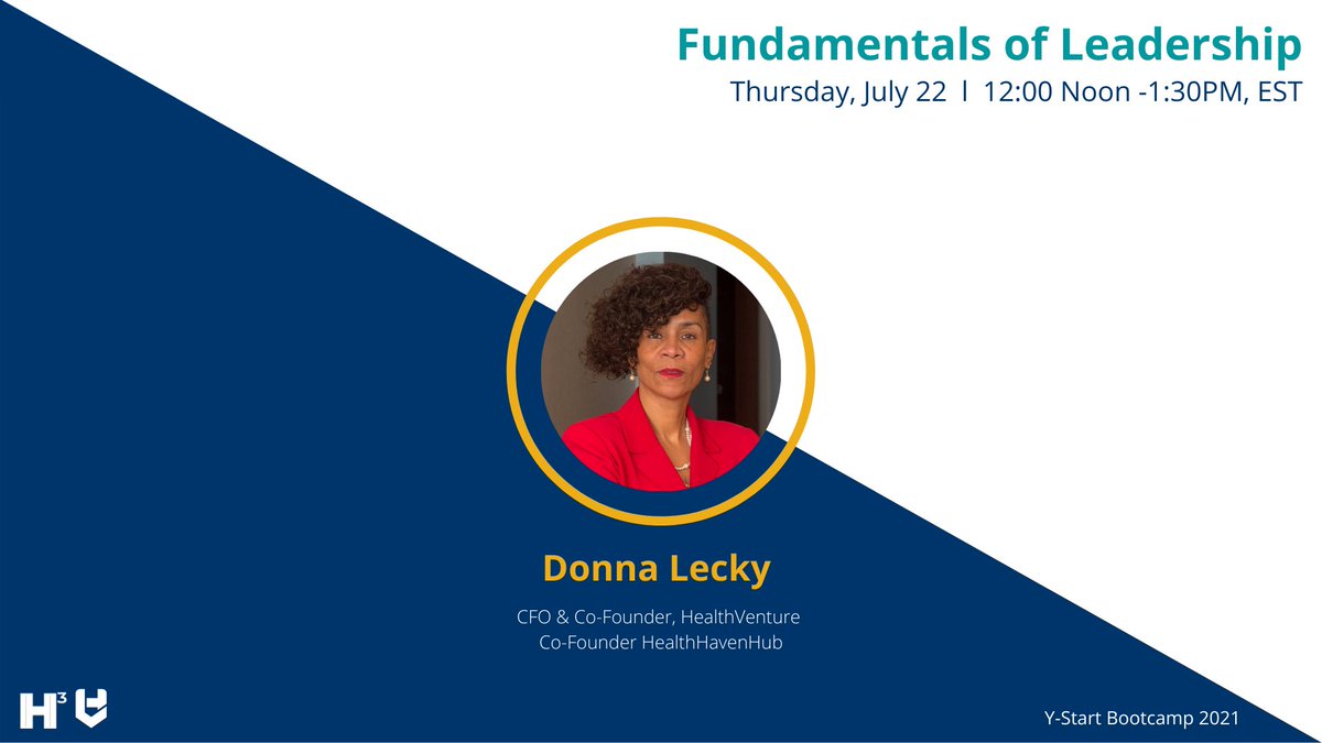Thank you to <a href="/lecky_donna/">Donna Lecky</a>, for hosting the Fundamentals of Leadership workshop at Y-Start Bootcamp.
#YSTART2021 #digitalhealthcare #healthcare #startups #venturecapital #entrepreneurs #healthtech #innovation #digitalhealth #entrepreneurship #HealthVenture