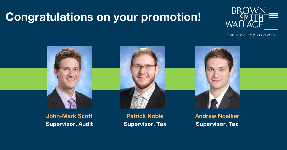 Congratulations to our new Supervisors! We look forward to watching you grow with the firm! #culturematters