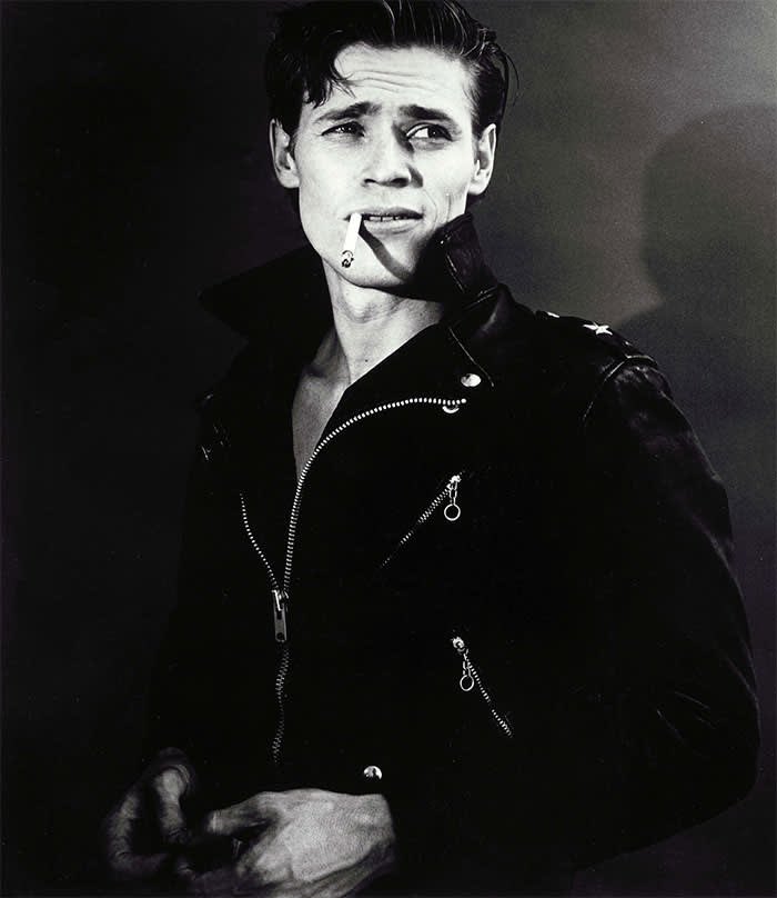 Happy Birthday to Willem Dafoe, especially leather jacket Willem Dafoe from The Loveless 