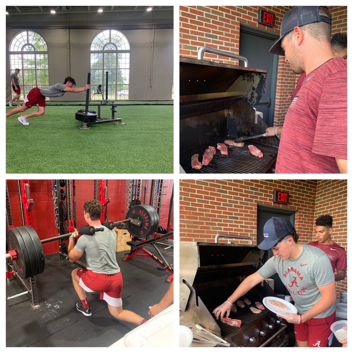 Crushing weights and steaks!
#BAMA