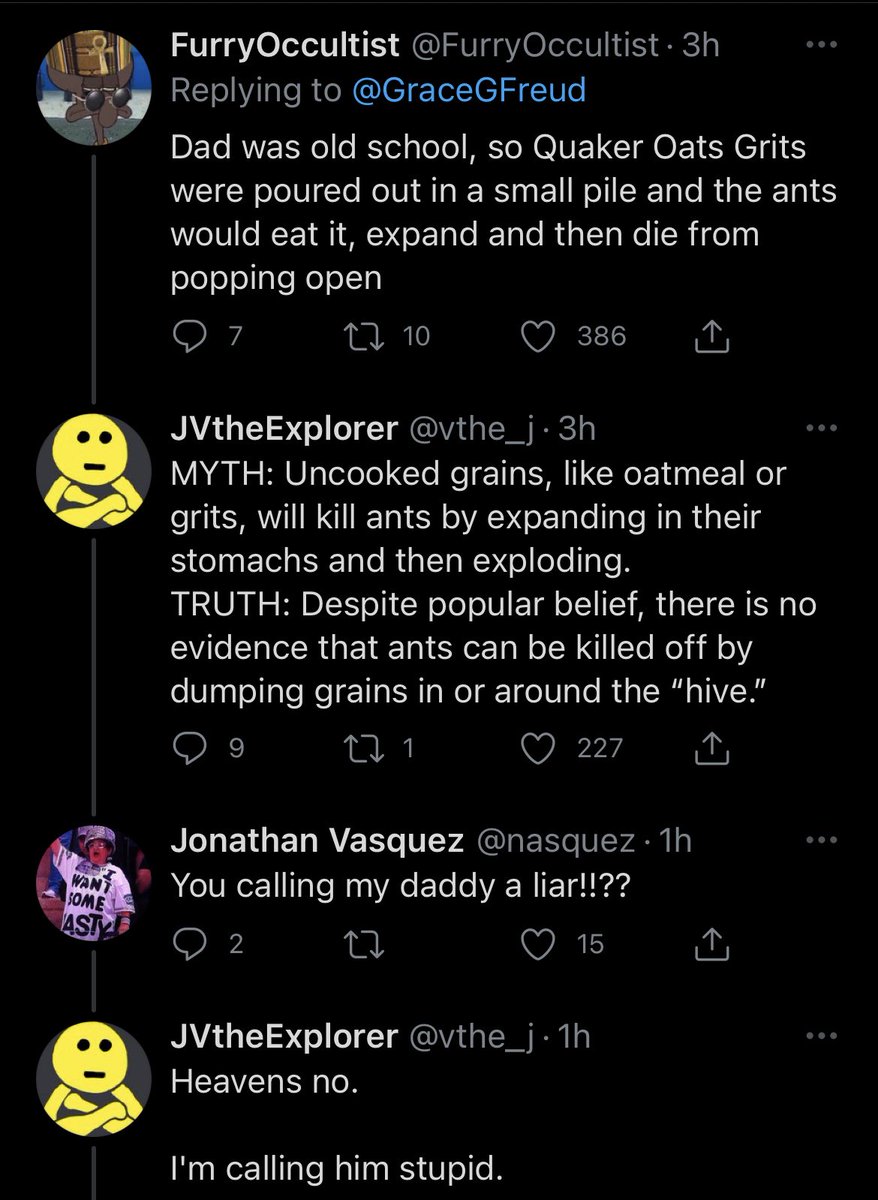 This is one of the best exchanges I’ve ever seen on this app