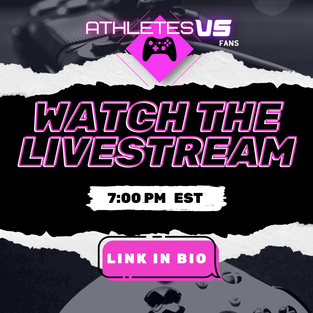 AthletesVSFans's tweet photo. 🚨🚨🚨#AthletesVS IS BEGINNING NOW!🚨🚨🚨
Tune in now to see professional athletes compete with their fans in a Charity Warzone Tournament! 
https://t.co/IQt3fuybEi 

Donate to your fave team to help them win  https://t.co/n8xrW4y2Ex 
BID NOW www.32auctions/athletesvs 
#warzone https://t.co/h3G3wQwQke