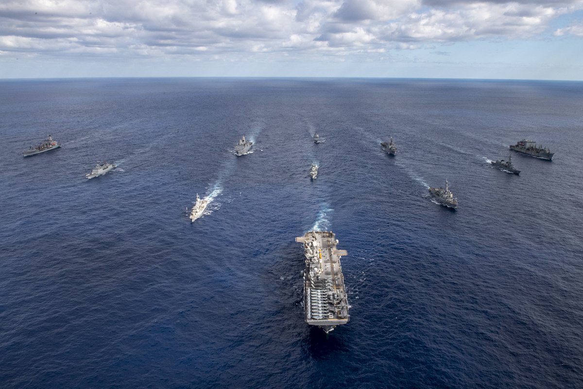 USNavy's tweet photo. #USNavy photos of the day: #USSTruxton breaks away from #USNSJoshuaHumphreys, #RAS with #USSAmerica and #USSGermantown, #USSBillings departs Guantanamo Bay and #NavyPartnerships during @TalismanSabre.
β¬οΈ Info & Download β¬οΈ: https://t.co/moDUvpr1Rv https://t.co/Q8ZWv0G4SJ