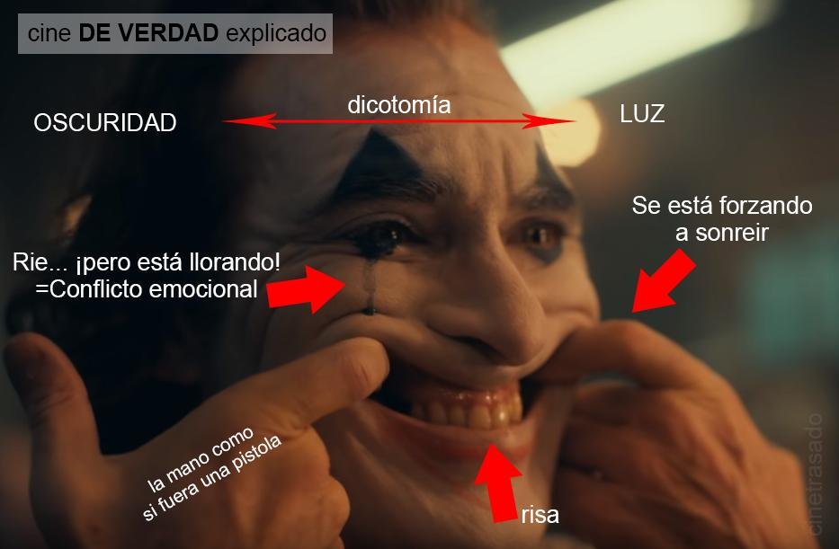 andres_trasado's tweet photo. @IbaiLlanos Jocker, pero es difícil de entender porque es cine de autor. Yo puedo ayudarte a captar los matices fílmicos https://t.co/Orlkpu37zh