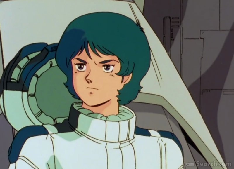 the sixth ever autistic character daily is Kamille Bidan from Kidou Senshi ...