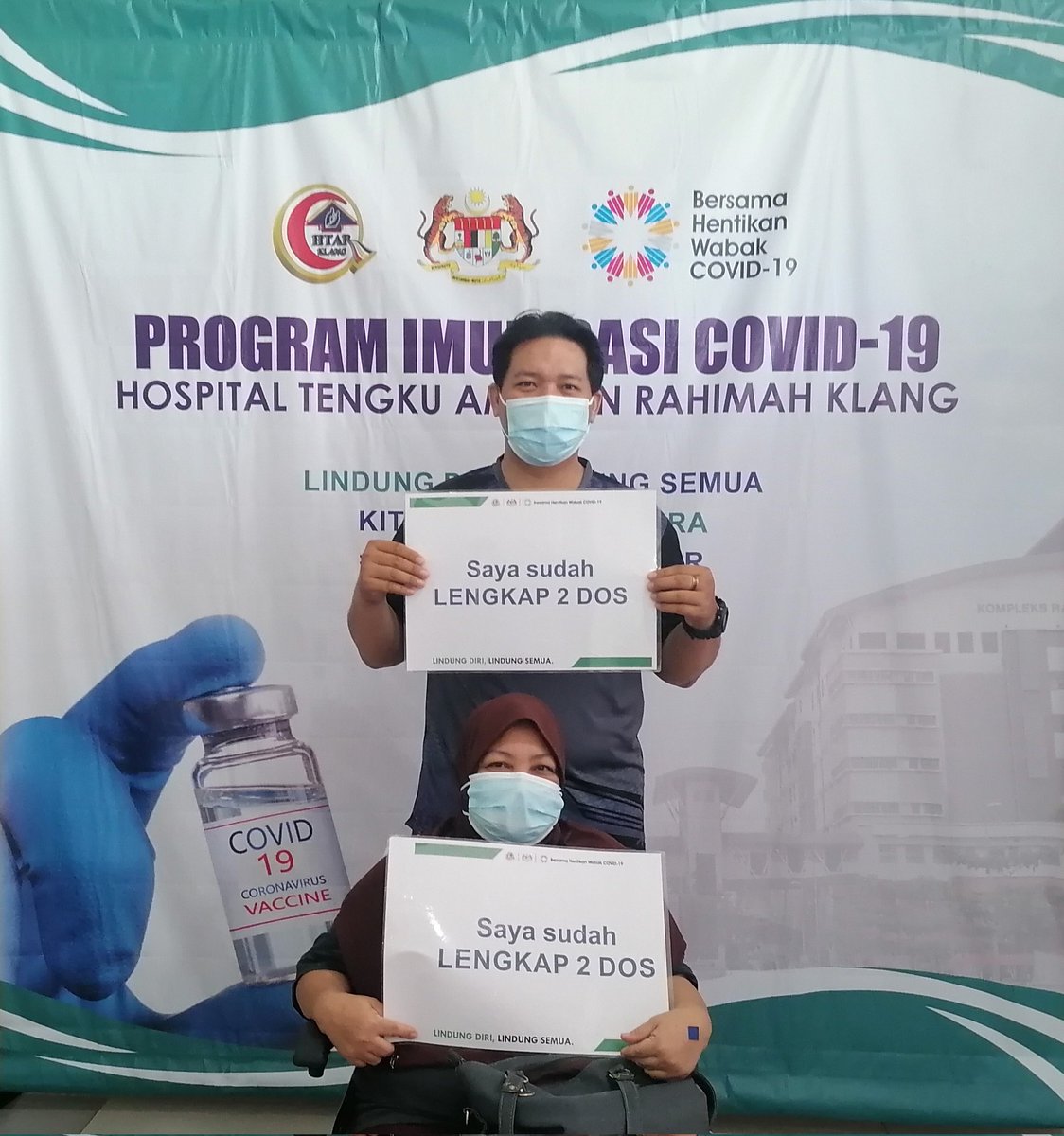 EddyMadrush's tweet photo. Alhamdulillah.. Complete Full Dose ☑️😀
#PfizerVaccine #2ndDose #KitaJagaKita https://t.co/kD76zTI6NY