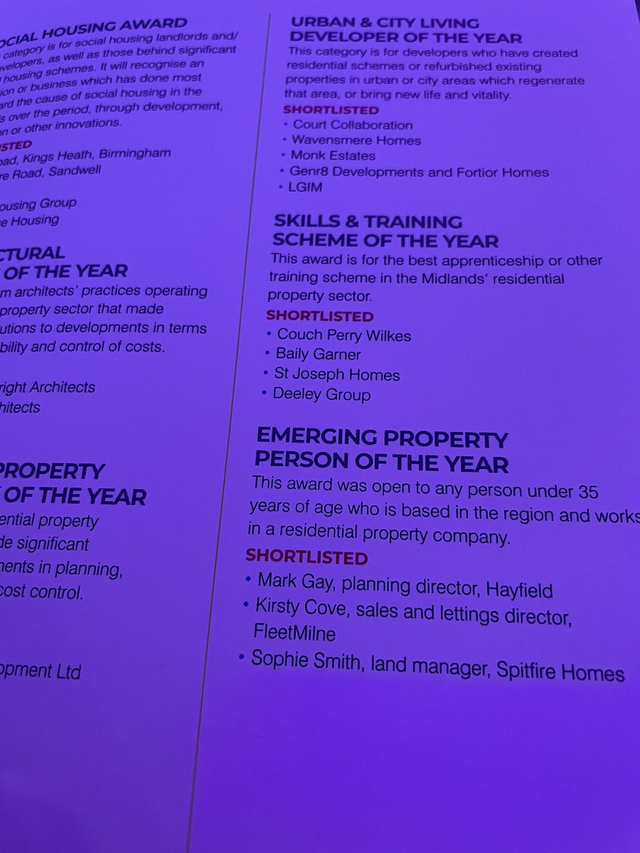 Beckysimkiss's tweet image. Looking forward to spending the evening with team @tweetmilne to cheer on the amazing @BhamProperty at the #MidsResiAwards