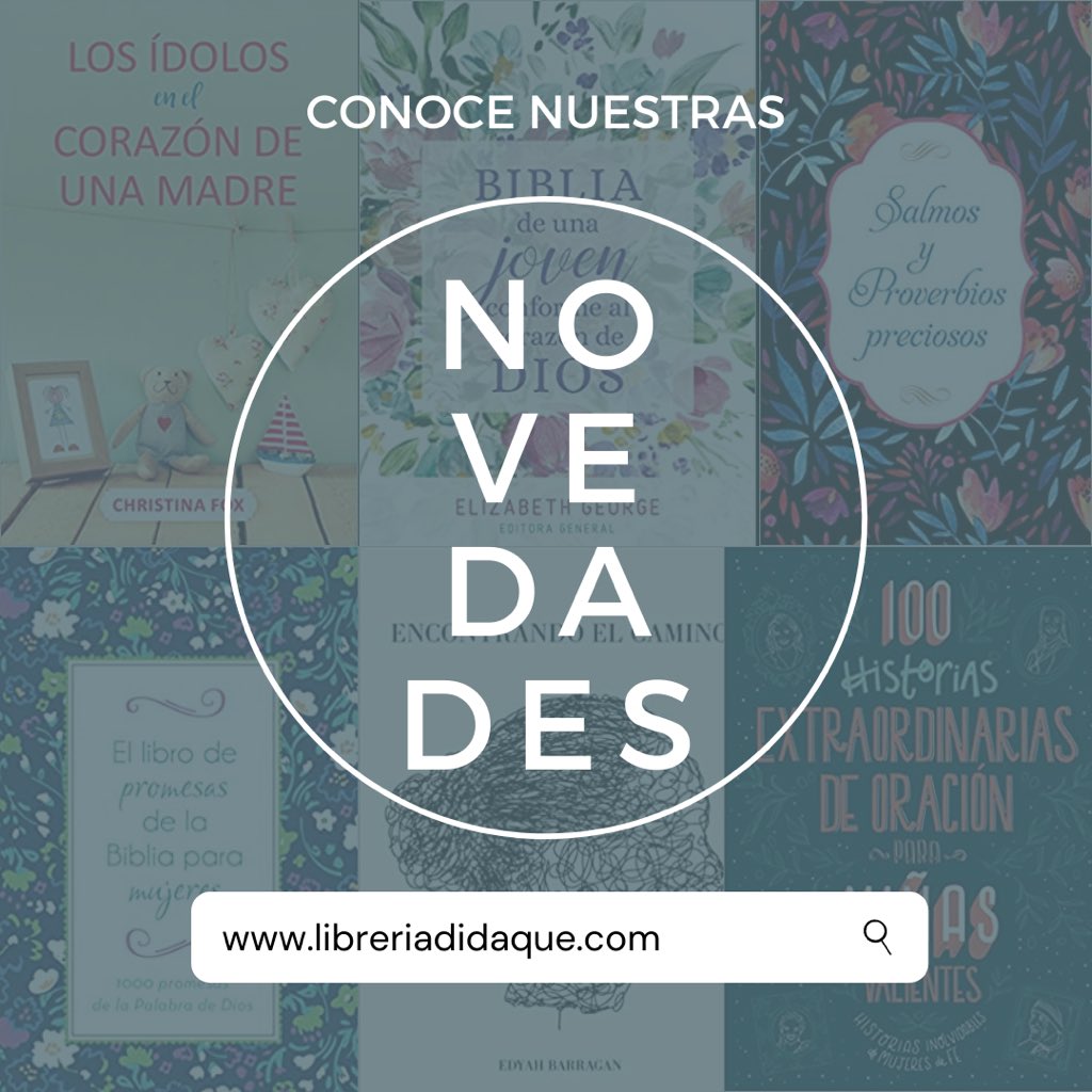 libreriadidaque's tweet image. ¿Ya conoces nuestras novedades? Entra a nuestra página web libreriadidaque.com para conocer todos los libros que tenemos para ti y que podrían llegar a CAMBIAR TU VIDA￼✨