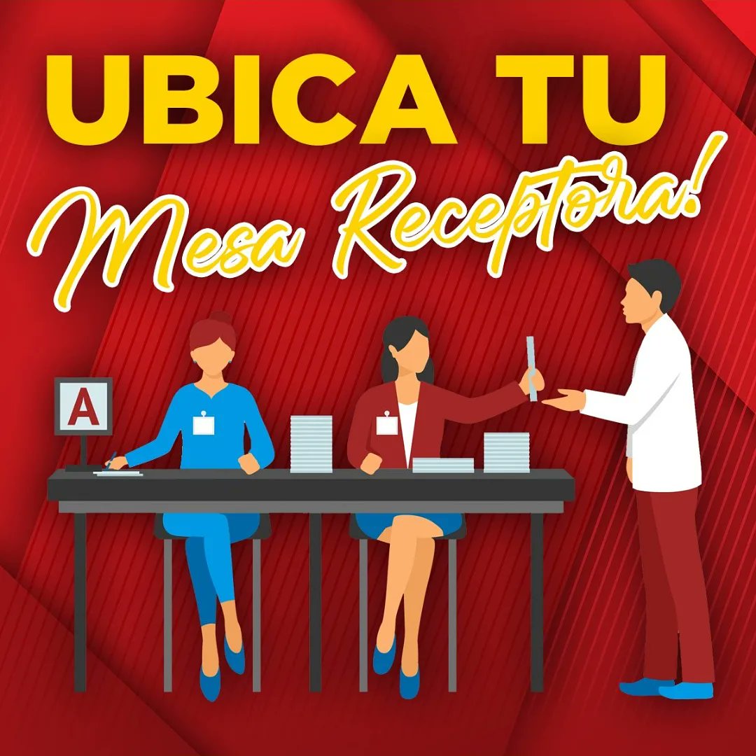 YA PODEMOS UBICAR LAS MESAS RECEPTORAS
A toda la comunidad comprometida con la Consulta Popular,  ya está habilitada la página del INE para poder localizar tu mesa receptora para votar en esta consulta.
Localiza tu mesa aquí:
ubicatumesa.ine.mx

#JuicioSiImpunidadNo