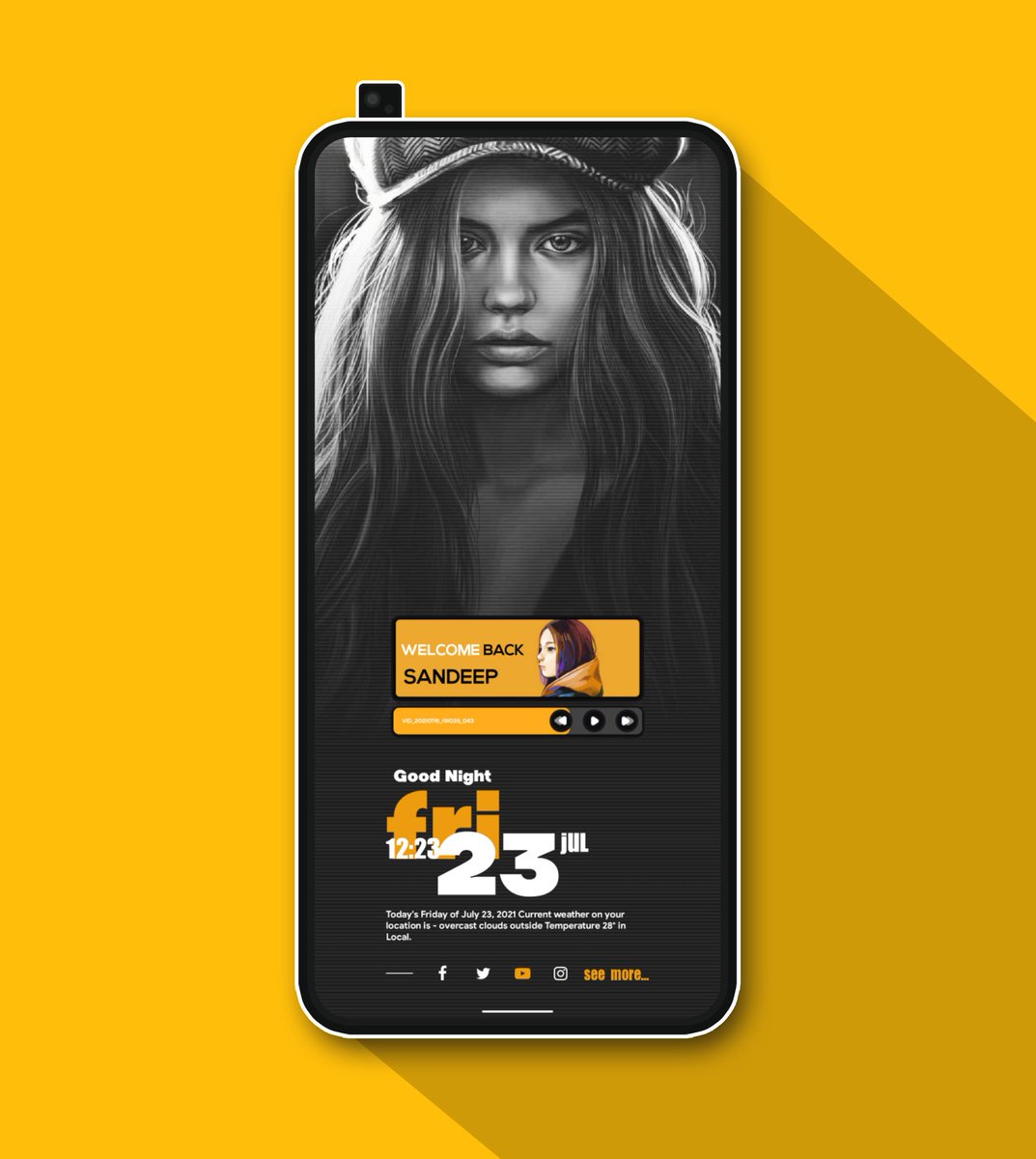 SandeepAugusti3's tweet photo. Today's setup
Widget delirium kwgt @Jeisonv62840567 woods kwgt @wigebox
Template @andro_idfans
No icons pack used
#homescreen #novalauncher
@Myscreenie_com #simplesettings https://t.co/4r4Xest8SV