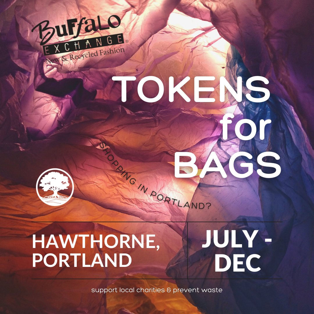 Ecology in Classrooms &amp; Outdoors has been selected as a recipient of the <a href="/buffaloexchange/">Buffalo Exchange</a> Tokens for Bags® program in Hawthorne, Portland from this July through December. 
 👚 ✨
#pdxnonprofit #upcyclefashion #buffaloexchange